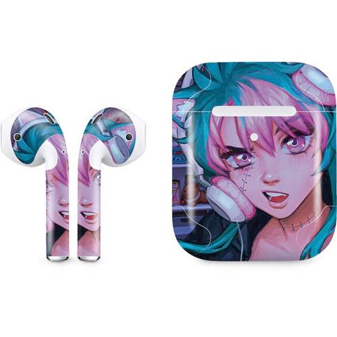 Anime Catgirl Gamer Nerd by Ivy Dolamore Apple AirPods 2 Skin