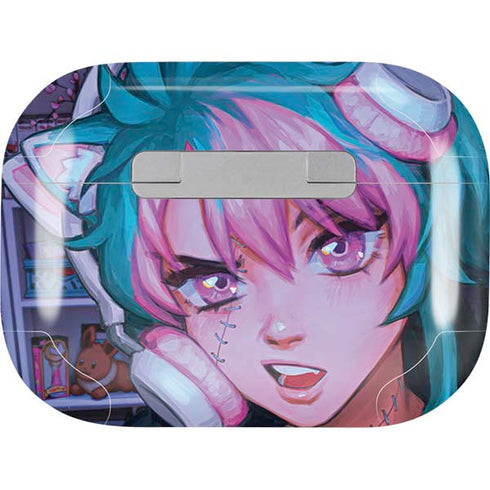 Anime Catgirl Gamer Nerd by Ivy Dolamore Apple AirPods Pro Skin