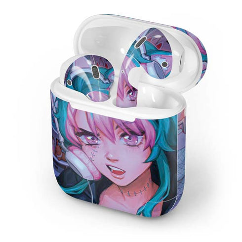 Anime Catgirl Gamer Nerd by Ivy Dolamore Apple AirPods Skin