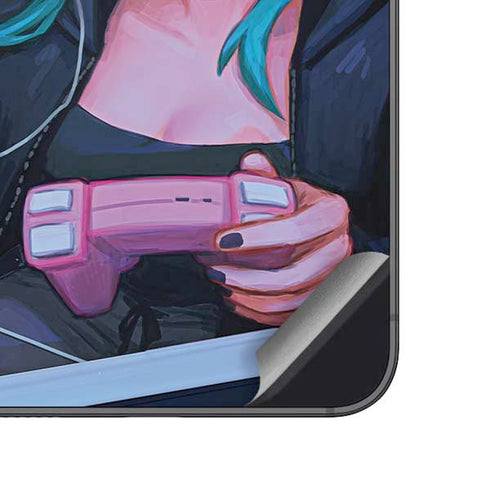 Anime Catgirl Gamer Nerd by Ivy Dolamore Galaxy A14 5G Skin