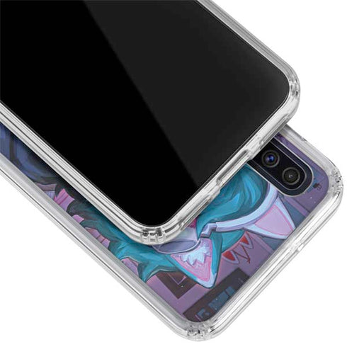 Anime Catgirl Gamer Nerd by Ivy Dolamore Galaxy A50 Clear Case