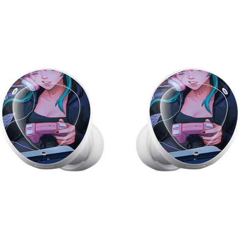 Anime Catgirl Gamer Nerd by Ivy Dolamore Galaxy Buds Plus Skin