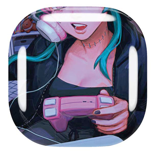 Anime Catgirl Gamer Nerd by Ivy Dolamore Galaxy Buds Pro Skin