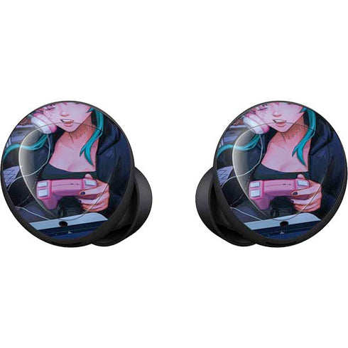 Anime Catgirl Gamer Nerd by Ivy Dolamore Galaxy Buds Skin
