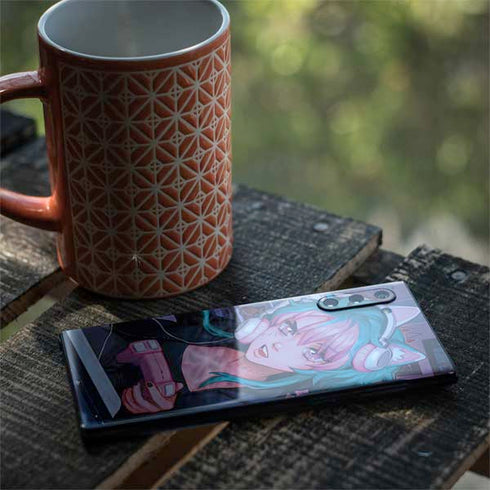 Anime Catgirl Gamer Nerd by Ivy Dolamore Galaxy Note 10 Skin