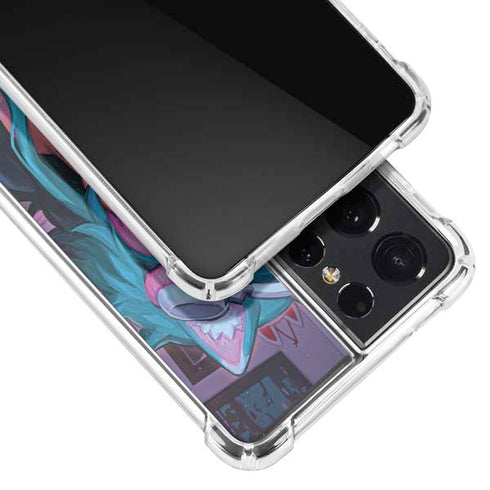 Anime Catgirl Gamer Nerd by Ivy Dolamore Galaxy S21 Ultra 5G Clear Case