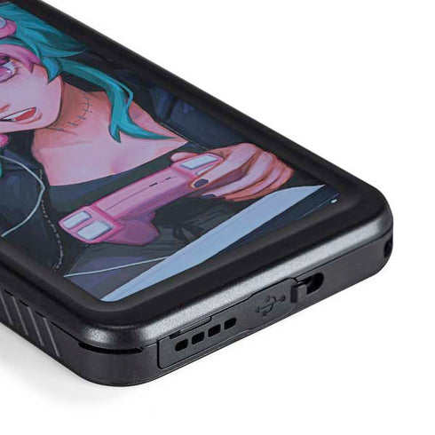 Anime Catgirl Gamer Nerd by Ivy Dolamore Galaxy S23 Plus Waterproof Case