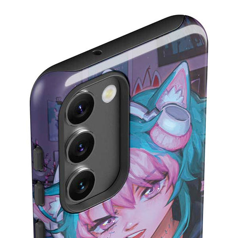 Anime Catgirl Gamer Nerd by Ivy Dolamore Galaxy S23 Pro Case
