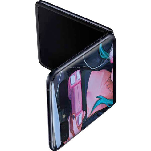 Anime Catgirl Gamer Nerd by Ivy Dolamore Galaxy Z Flip Skin