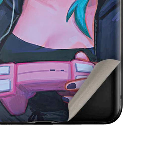 Anime Catgirl Gamer Nerd by Ivy Dolamore Galaxy Z Flip Skin