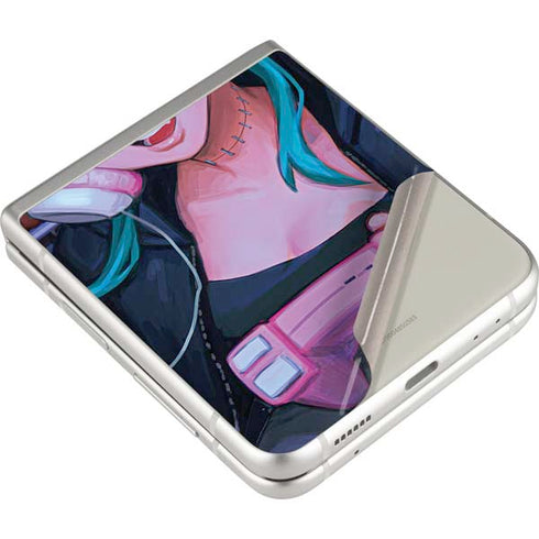 Anime Catgirl Gamer Nerd by Ivy Dolamore Galaxy Z Flip4 5G Skin