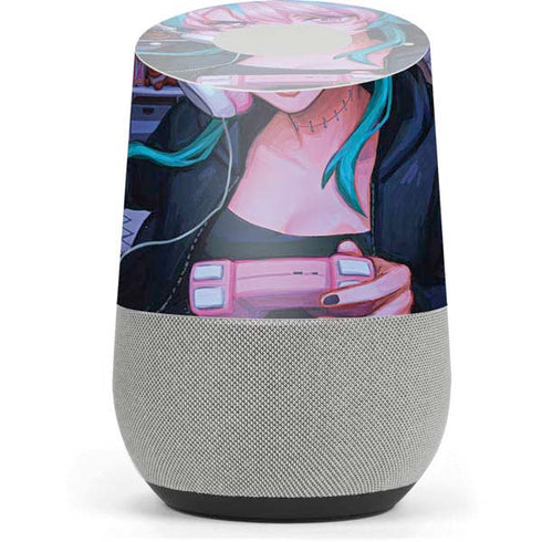 Anime Catgirl Gamer Nerd by Ivy Dolamore Google Home Skin
