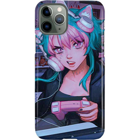 Anime Catgirl Gamer Nerd by Ivy Dolamore iPhone 11 Pro Lite Case