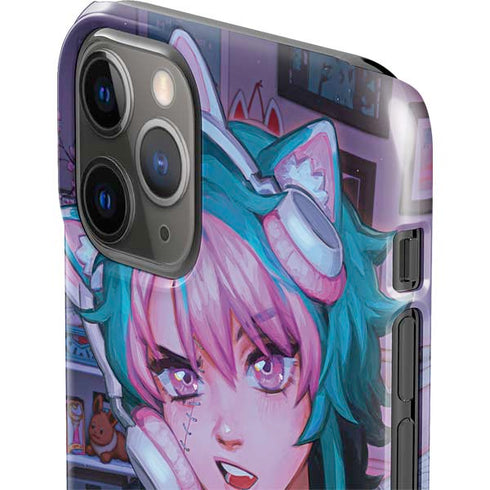 Anime Catgirl Gamer Nerd by Ivy Dolamore iPhone 11 Pro Lite Case