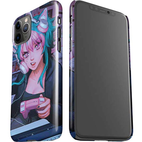 Anime Catgirl Gamer Nerd by Ivy Dolamore iPhone 11 Pro Lite Case