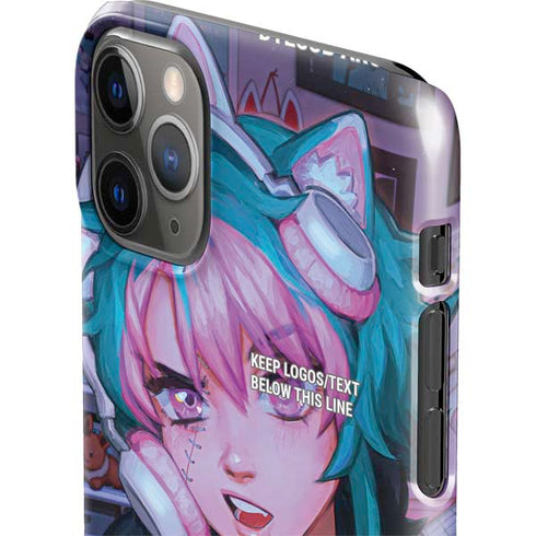 Anime Catgirl Gamer Nerd by Ivy Dolamore iPhone 11 Pro Max Lite Case
