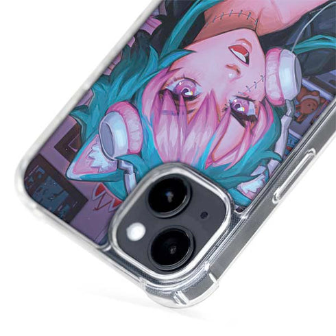 Anime Catgirl Gamer Nerd by Ivy Dolamore iPhone 13 MagSafe Case