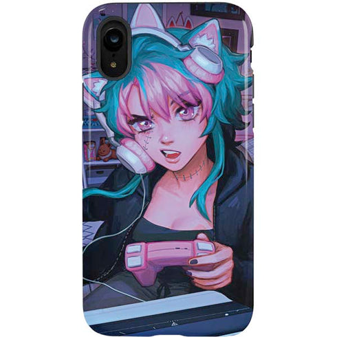 Anime Catgirl Gamer Nerd by Ivy Dolamore iPhone XR Pro Case