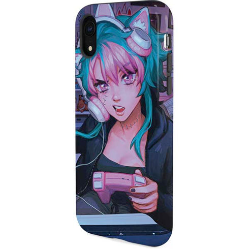 Anime Catgirl Gamer Nerd by Ivy Dolamore iPhone XR Pro Case
