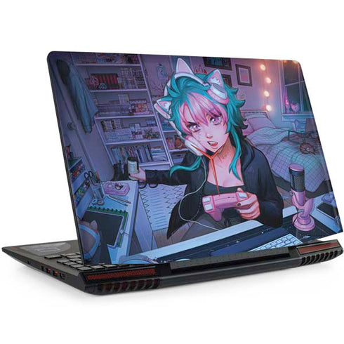 Anime Catgirl Gamer Nerd by Ivy Dolamore Legion Y720 Skin