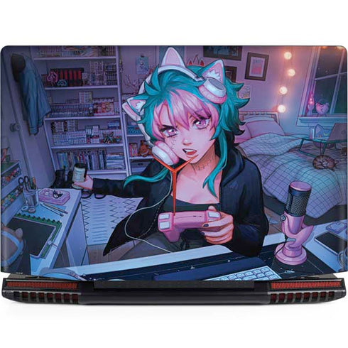 Anime Catgirl Gamer Nerd by Ivy Dolamore Legion Y720 Skin