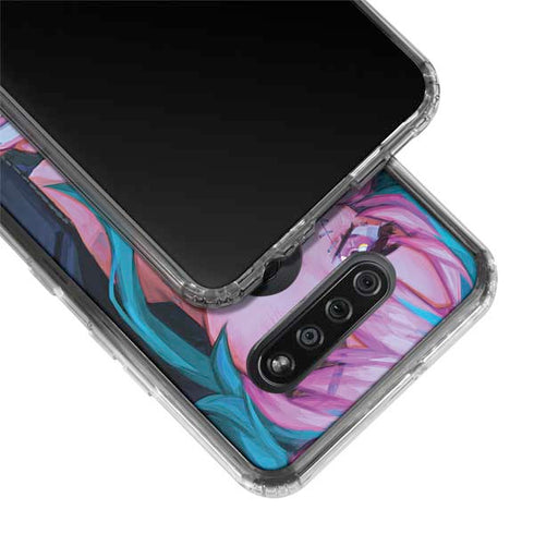 Anime Catgirl Gamer Nerd by Ivy Dolamore LG K51/Q51 Clear Case