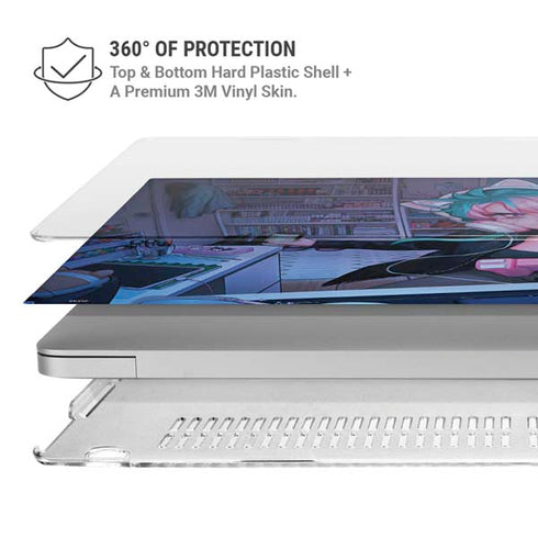 Anime Catgirl Gamer Nerd by Ivy Dolamore MacBook Pro 16in (2019-20) Case plus Skin