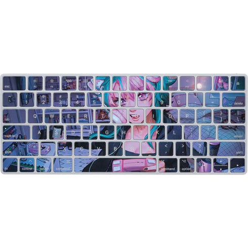 Anime Catgirl Gamer Nerd by Ivy Dolamore Magic Keyboard Skin