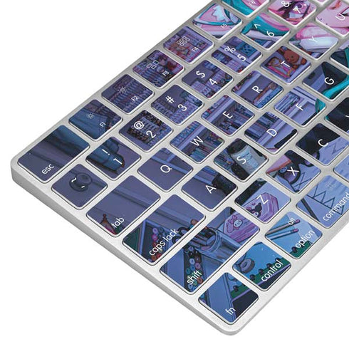 Anime Catgirl Gamer Nerd by Ivy Dolamore Magic Keyboard Skin