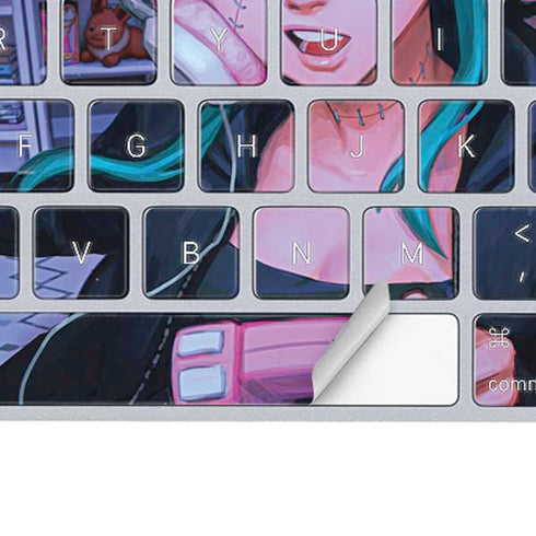 Anime Catgirl Gamer Nerd by Ivy Dolamore Magic Keyboard Skin