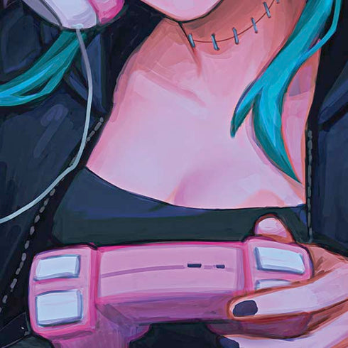 Anime Catgirl Gamer Nerd by Ivy Dolamore Moto E5 Play Skin