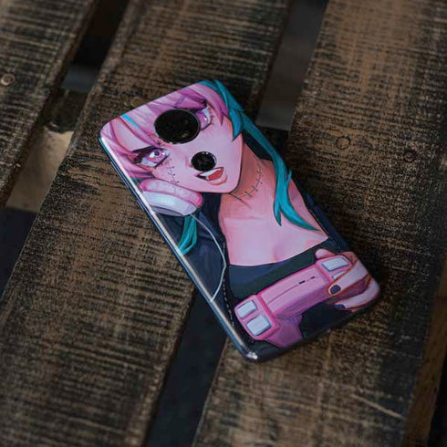 Anime Catgirl Gamer Nerd by Ivy Dolamore Moto E5 Plus Skin