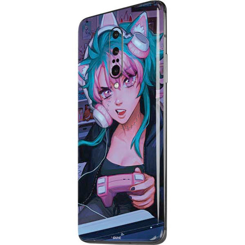 Anime Catgirl Gamer Nerd by Ivy Dolamore OnePlus 7 Pro Skin