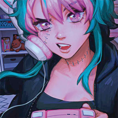 Anime Catgirl Gamer Nerd by Ivy Dolamore Otterbox Commuter Galaxy Skin