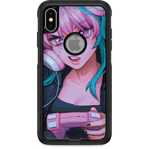 Anime Catgirl Gamer Nerd by Ivy Dolamore Otterbox Commuter iPhone Skin