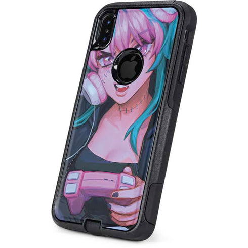 Anime Catgirl Gamer Nerd by Ivy Dolamore Otterbox Commuter iPhone Skin