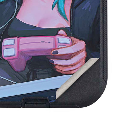 Anime Catgirl Gamer Nerd by Ivy Dolamore Otterbox Defender iPhone Skin