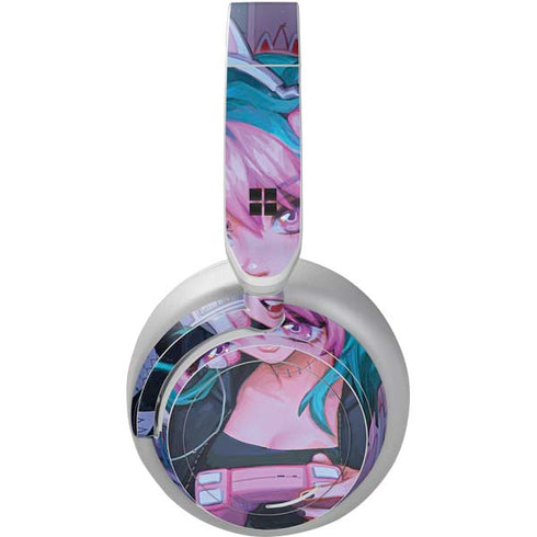 Anime Catgirl Gamer Nerd by Ivy Dolamore Surface Headphones Skin