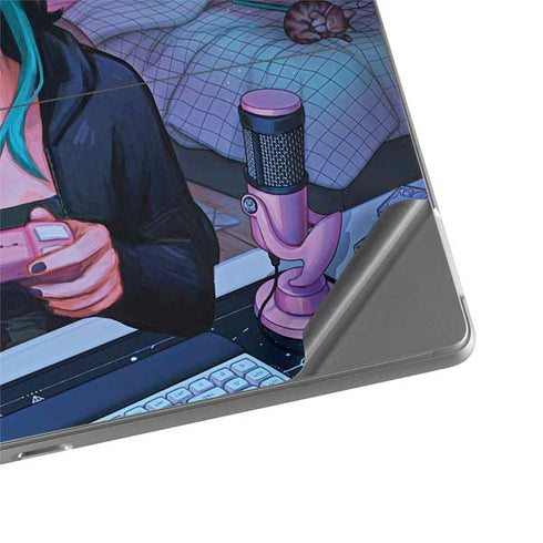 Anime Catgirl Gamer Nerd by Ivy Dolamore Surface Pro 8 Skin