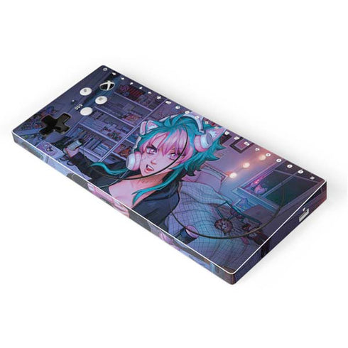 Anime Catgirl Gamer Nerd by Ivy Dolamore Xbox Adaptive Controller Skin