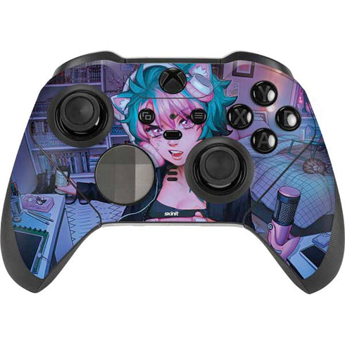 Anime Catgirl Gamer Nerd by Ivy Dolamore Xbox Elite Wireless Controller Series 2 Skin