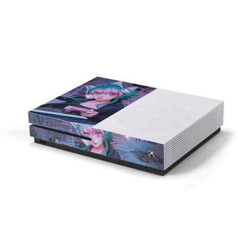 Anime Catgirl Gamer Nerd by Ivy Dolamore Xbox One S Console Skin