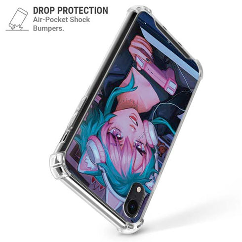 Anime Catgirl Gamer Nerd by Ivy Dolamore iPhone XR Clear Case
