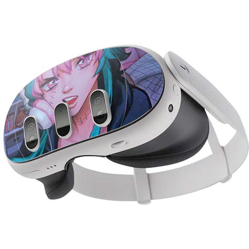 Anime Catgirl Gamer Nerd by Ivy Dolamore Meta Quest 3 Skin