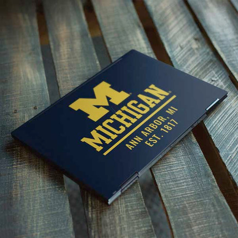 University of Michigan Ann Arbor Est 1817 HP Envy Skin