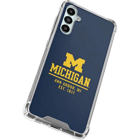 University of Michigan Ann Arbor Est 1817 Galaxy A15 5G Clear Case