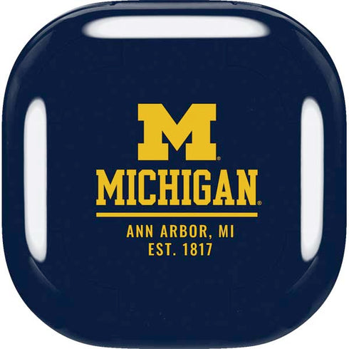 University of Michigan Ann Arbor Est 1817 Galaxy Buds Live Skin
