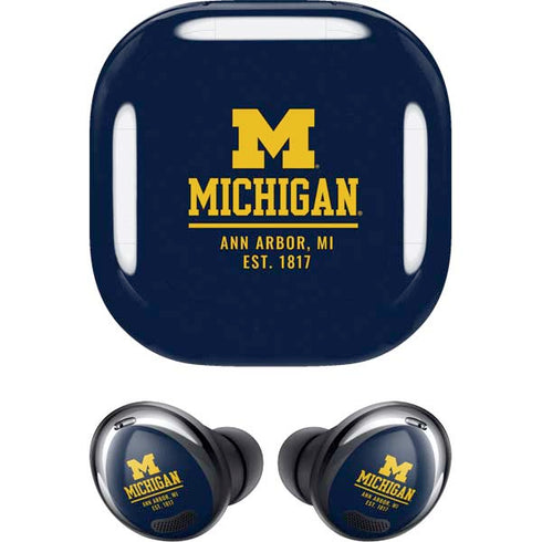 University of Michigan Ann Arbor Est 1817 Galaxy Buds Pro Skin