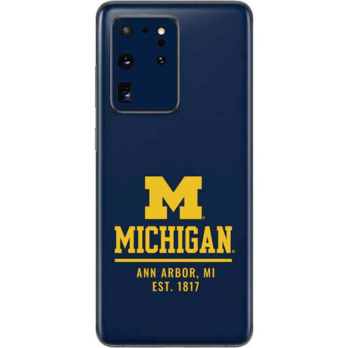 University of Michigan Ann Arbor Est 1817 Galaxy S20 Ultra 5G Skin
