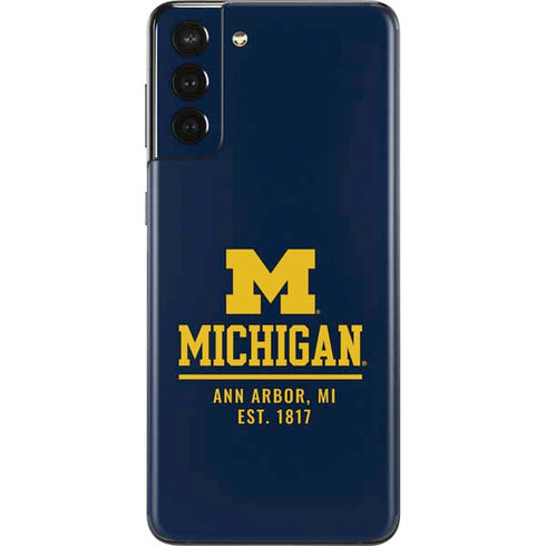 University of Michigan Ann Arbor Est 1817 Galaxy S21 Plus 5G Skin
